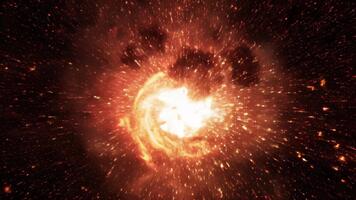 fantastisk kosmisk firestorm virvlande tvärs över de universum, perfekt för sci-fi projekt och Plats utforskning bilder, en dynamisk och vibrerande effekt, använda sig av den nu video