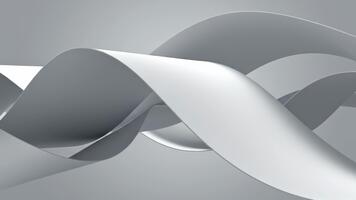 dinamico 3d onde fluente senza intoppi nel un' moderno elegante stile Perfetto per tecnologia sfondi o pulito minimalista presentazioni e astratto design video