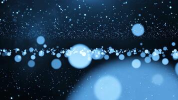 espumante azul partícula córregos crio uma dinâmico celestial paisagem dos sonhos perfeito para tecnologia, espaço, ou fantasia temas dentro moderno criativo projetos video