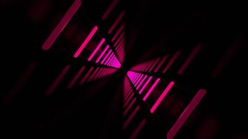 cian y rosado rápido giratorio resumen neón túnel antecedentes vj lazo en 4k video