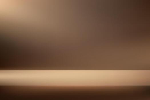 Empty Dark Brown studio background. Empty Room Studio with table. Space for selling products, backdrop, wallpaper, background, text. Gradient table. illustration. vector