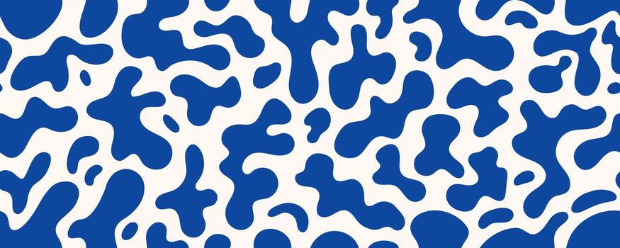 azul suave orgánico gota forma sin costura modelo vector