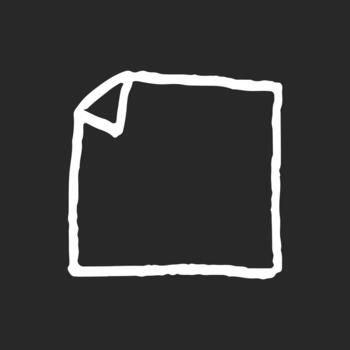 retro estilo resumen forma con imperfecto lápiz líneas. primitivo geométrico figura en garabatear forma. lápiz de color textura agrega divertido y espontaneidad. vector