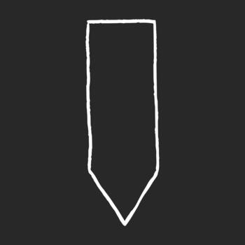 Funky hand drawn shape in naive crayon lines. Abstract geometric figure with doodle squiggle. Primitive charcoal texture for artistic vibe. vector