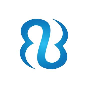 cama y desayuno nube logo icono modelo vector