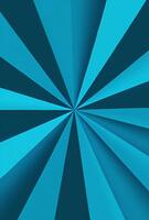 strålnings turkos strålar utstrålande från en central punkt skapande en dynamisk brista av energi och en känsla av vibrerande modern design i ett abstrakt sammansättning video