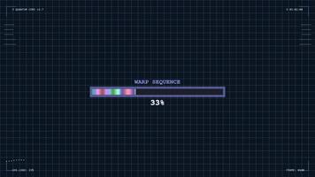 hoog kwaliteit ontwerp element voor ontwerpers scherpstellen Aan kromtrekken volgorde vooruitgang met een digitaal koppel stijl video