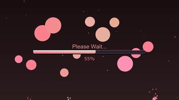 High quality design element for designers and website creators showing progress bar at eighty percent completion video