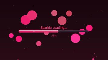 Caricamento in corso animazione design per sito web e utente interfaccia con colorato cerchi e progresso bar video