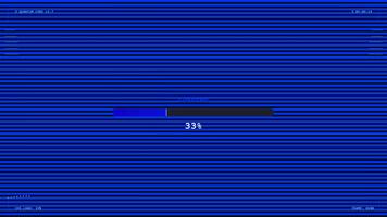 High quality design element for website designers showing progress bar and striped background with blue tones video
