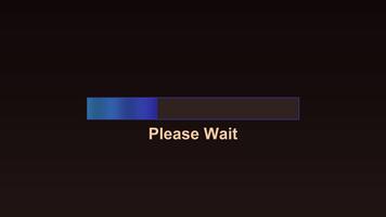 High quality design element with loading bar and wait message for use in websites and applications video