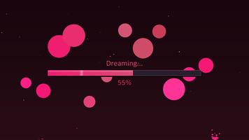 Creative loading animation with circles showing progress at eighty percent for web design projects video