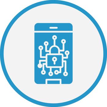 cifrado color mejorado gráfico icono vector