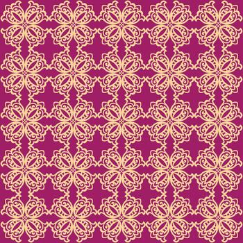 Fabric patterns drawn from internationally recognized floral designs. vector