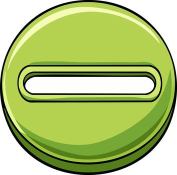 brillante verde circulo con un menos símbolo botón usuario interfaz elemento vector