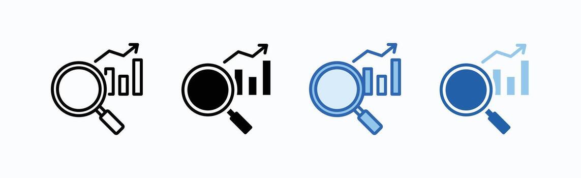 Trend Icon Sheet Multiple Style vector