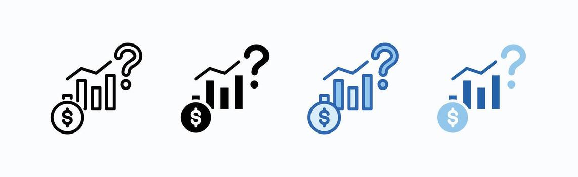Forecast Icon Sheet Multiple Style vector