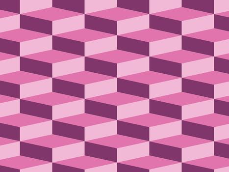 rosado resumen geométrico polígono cubo caja antecedentes modelo vector