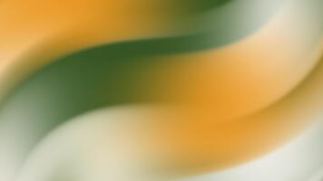 slät abstrakt lutning bakgrund i grön, gul, och orange toner. idealisk för presentationer, affischer, webb design, mallar, varumärke, och modern visuell projekt. video