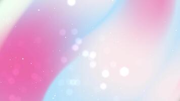 Soft pink and blue gradient background with glowing bokeh lights and smooth abstract blur. Perfect for presentations, social media, templates, posters, and modern digital design projects. video