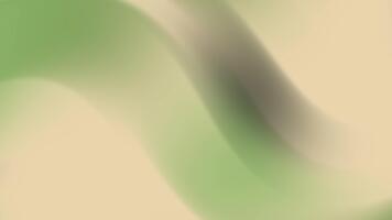 liscio astratto sfondo con morbido biologico onde nel verde e beige toni. Perfetto per design modelli, presentazioni, manifesti, ragnatela disegno, e moderno minimo grafico progetti. video