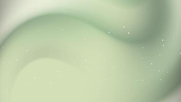 Soft Green Abstract Background with Smooth Gradient and Light Particles video
