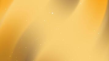 gyllene abstrakt lutning bakgrund med mjuk vågor och lysande partiklar video