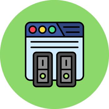 cambiar en elegante curva unidad vector