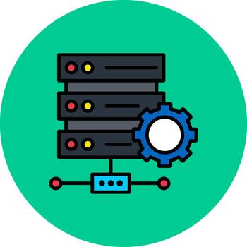 Hosting Crisp Display Token vector