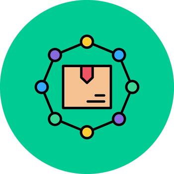 red dinámica carrera elemento vector