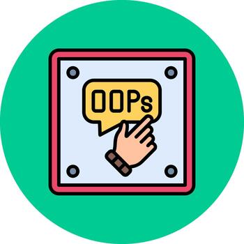 Oops Frosted Grid Symbol vector