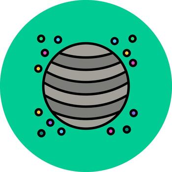 planeta resumen modelo bloquear vector