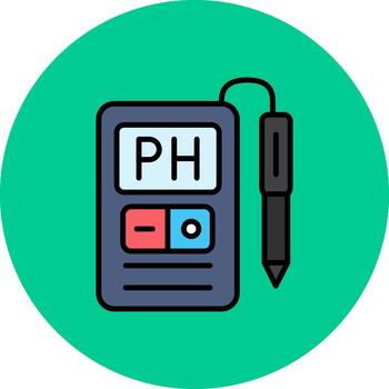 Ph Meter Dynamic Color Fragment vector