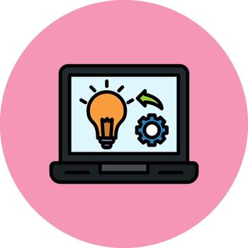 Laptop Modern Layer Token vector