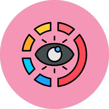 datos visualización escarchado carrera símbolo vector