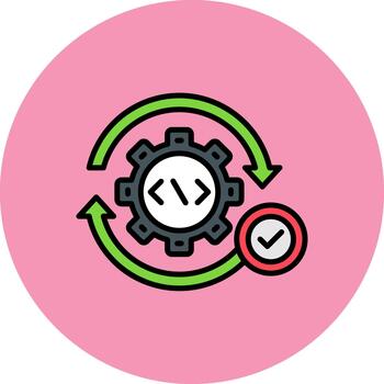 continuo degradado movimiento unidad vector