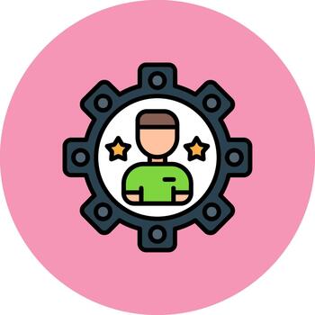 User Role Smooth Render Fragment vector