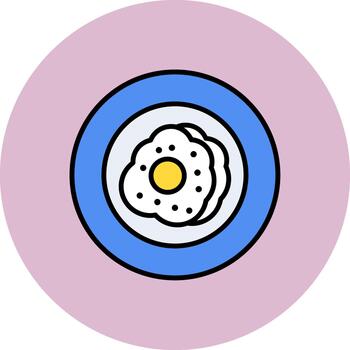 desayuno alta tecnología forma modelo vector