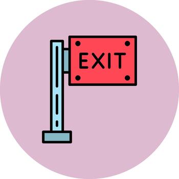 Exit Frosted Pixel Unit vector
