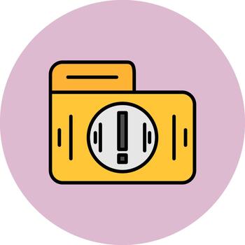 carpeta alta tecnología forma modelo vector