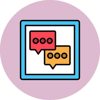 Message Light Grid Fragment vector