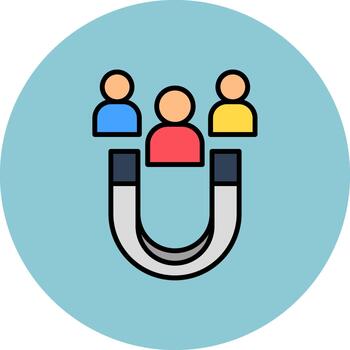 Lead Generation Dynamic Color Fragment vector