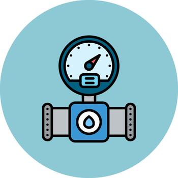 Pressure Sensor Dynamic Color Fragment vector
