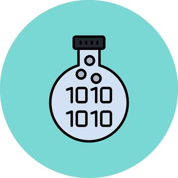 datos Ciencias escarchado carrera símbolo vector