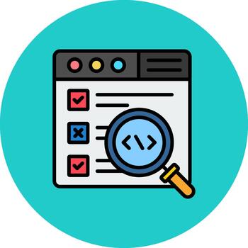 código revisión suave sombra elemento vector