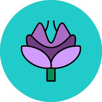 azafrán Delgado contorno característica vector