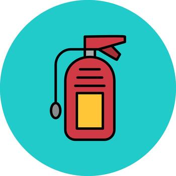 Fire Extinguisher Soft Pixel Texture vector