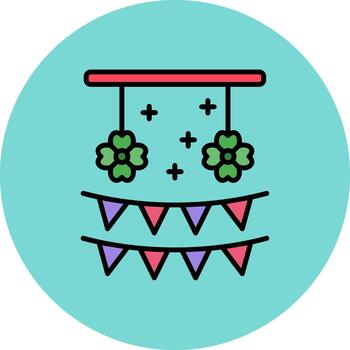 Garland Soft Pixel Texture vector