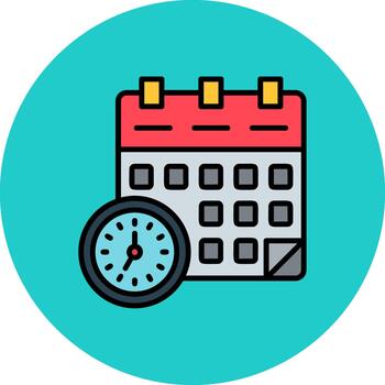 Calendar Smooth Render Fragment vector