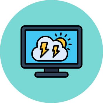 computadora suave monitor unidad vector